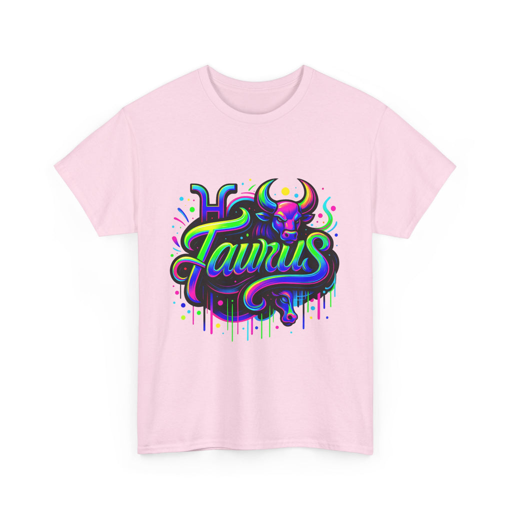 Neon Taurus Zodiac Tee