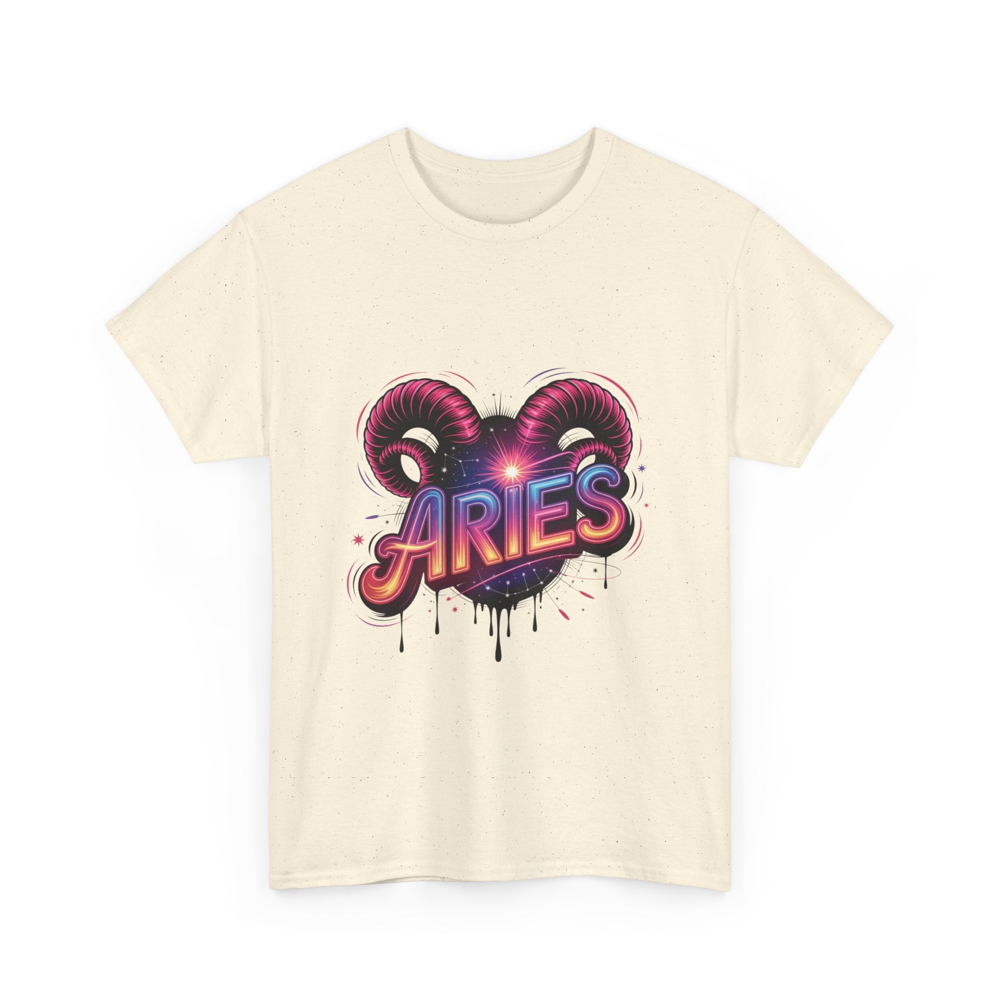 Neon Aries Zodiac Tee