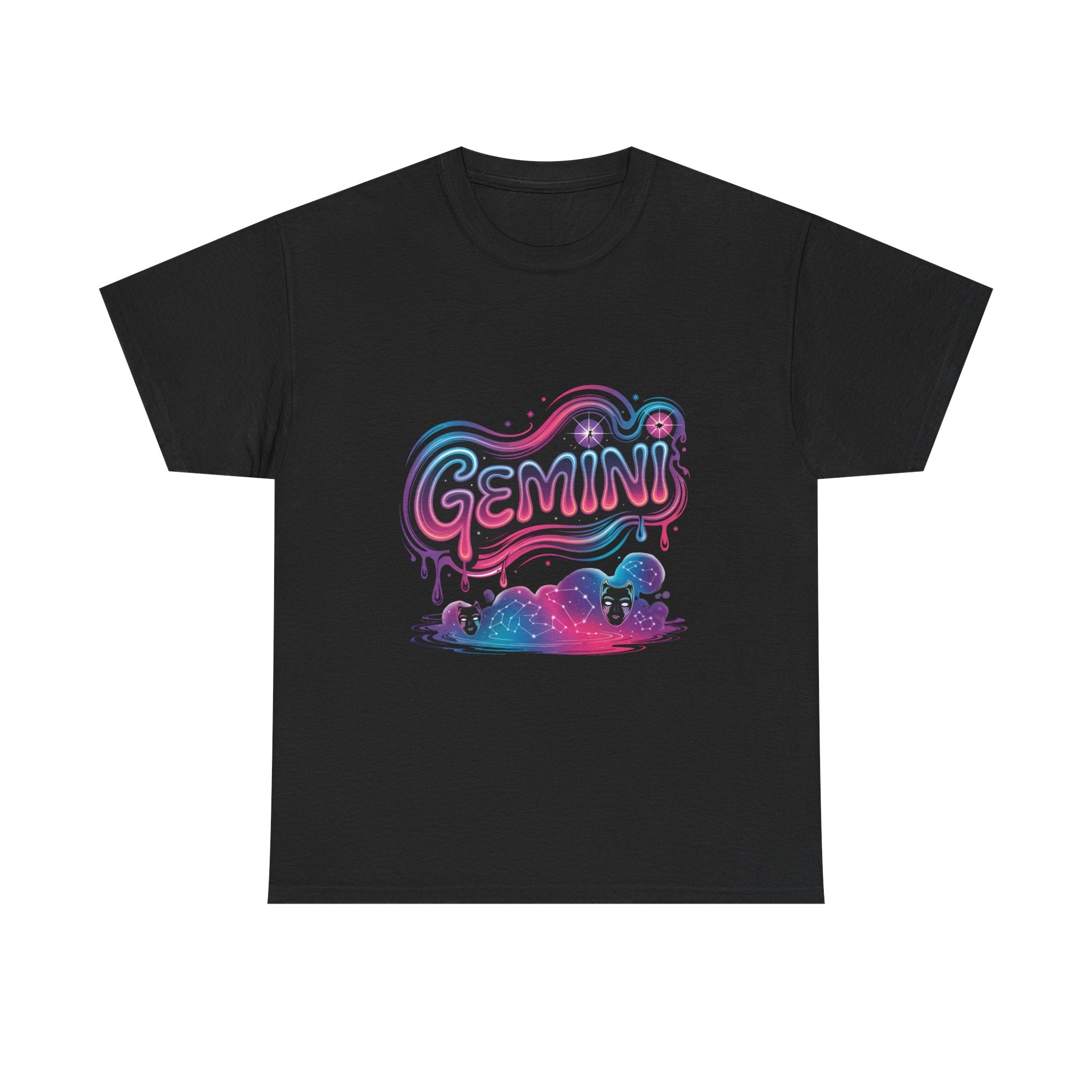 Neon Gemini Zodiac Tee