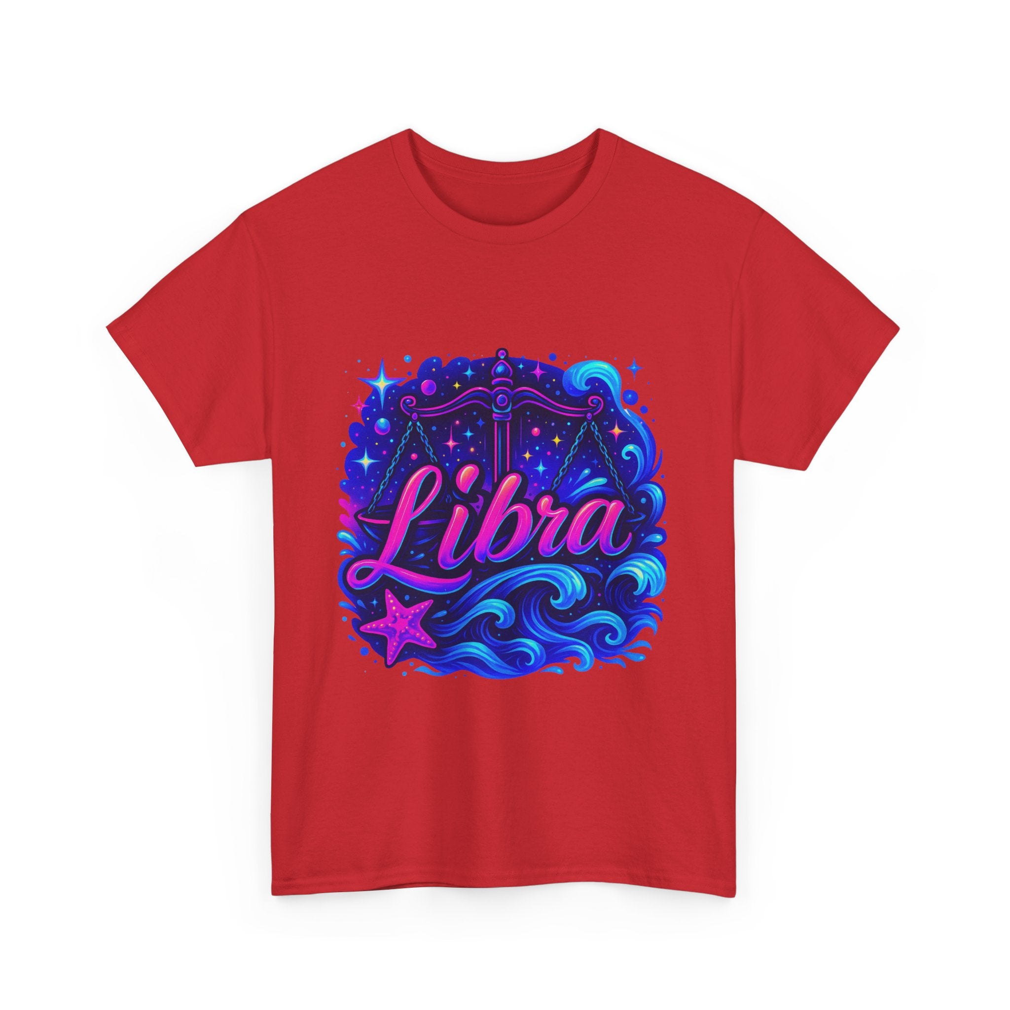 Neon Libra Zodiac Tee