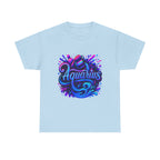 Neon Aquarius Zodiac Tee