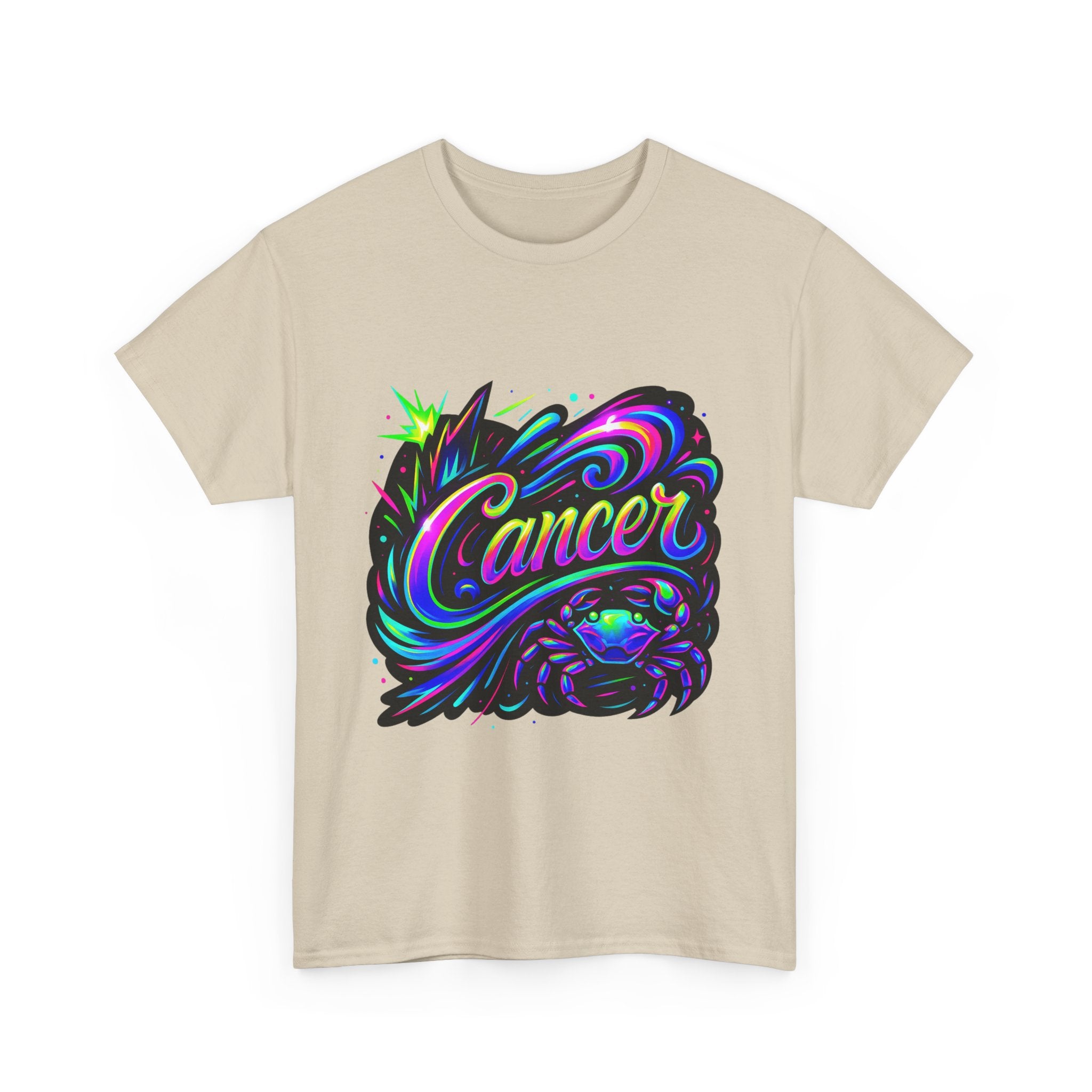 Neon Cancer Zodiac Tee