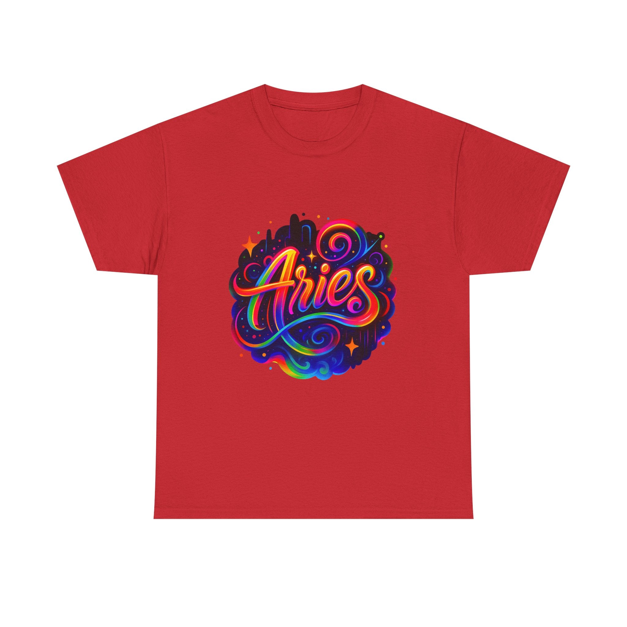Neon Aries Zodiac Tee