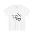Santa's Baby Graphic Tee for Christmas