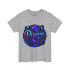 Neon Pisces Zodiac Tee