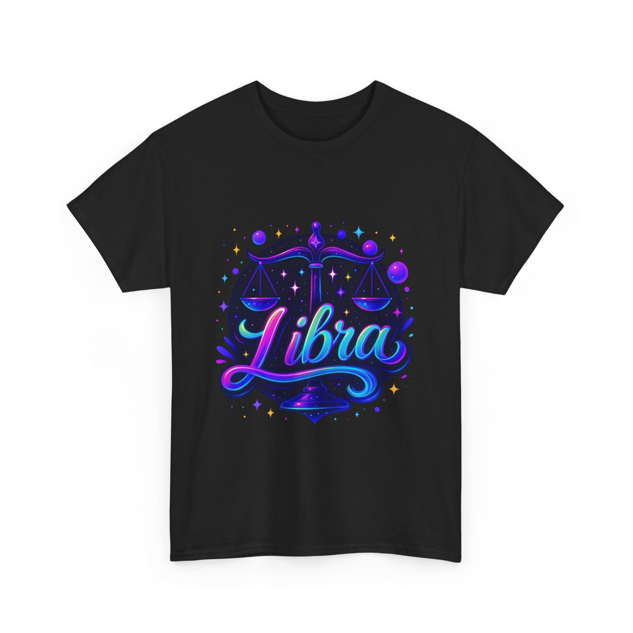 Neon Libra Zodiac Tee
