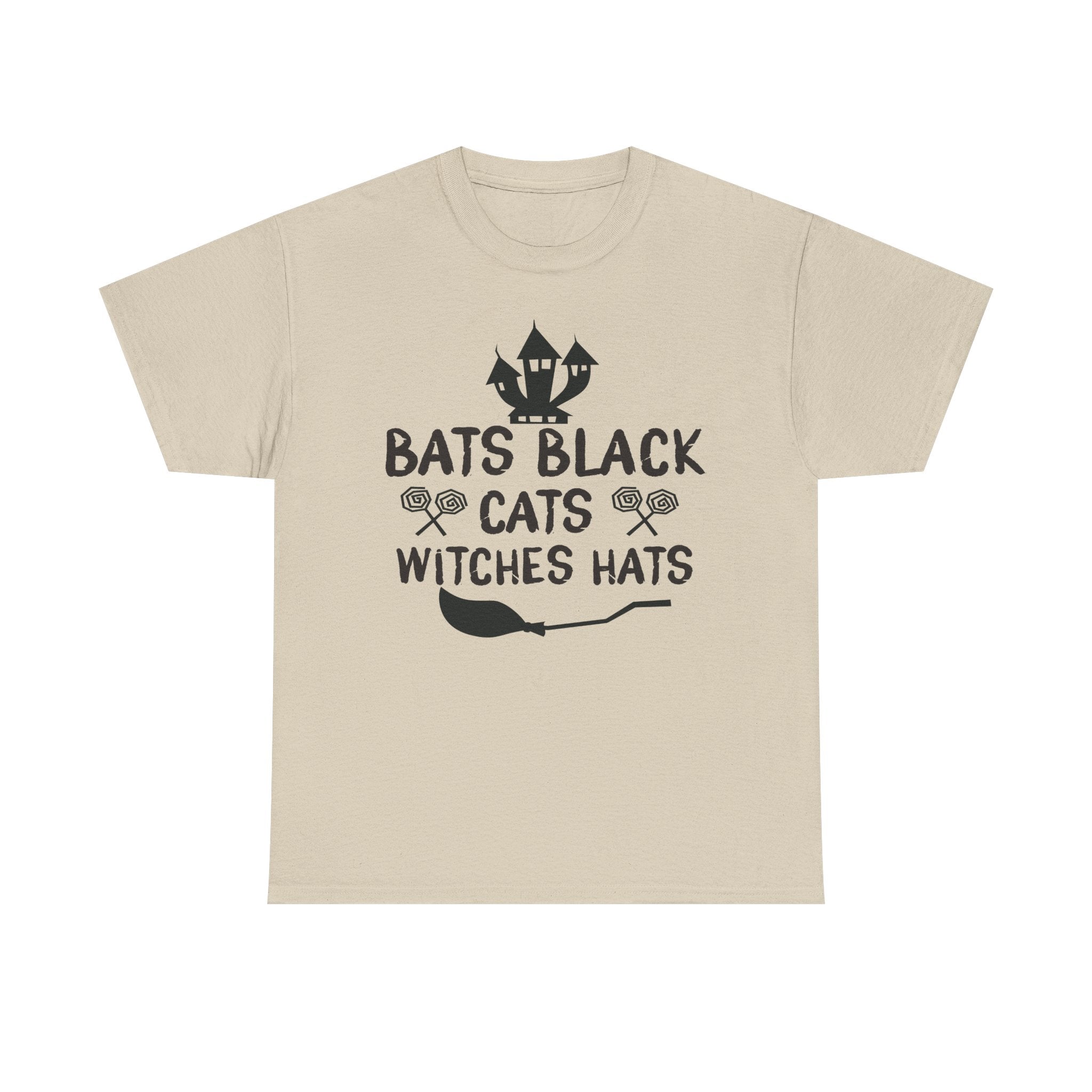 Bats Black Cats Witch Hats Tee