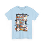 Ghost Reading Books Halloween Book Lover T-Shirt