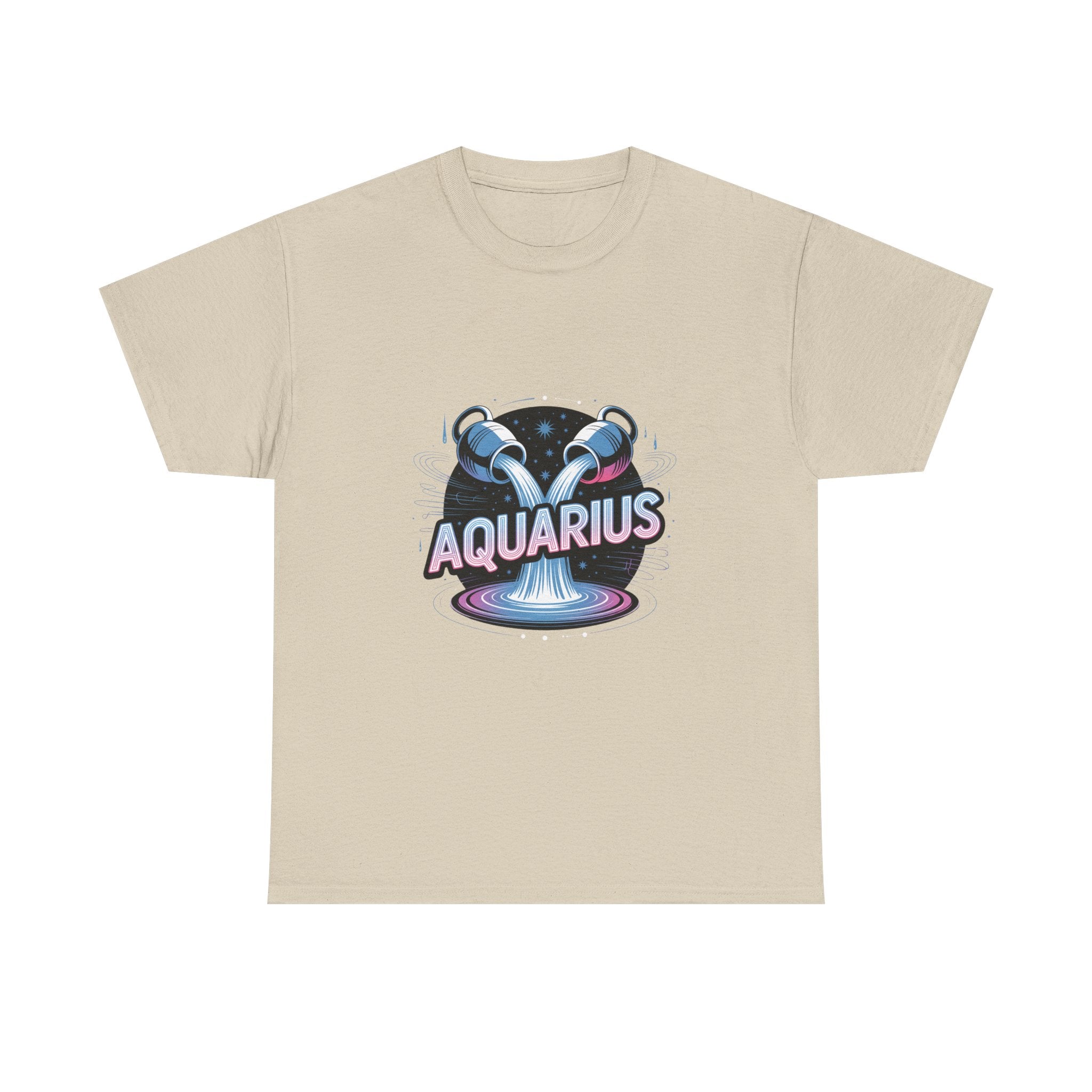 Neon Aquarius Zodiac Tee