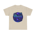 Neon Pisces Zodiac Tee