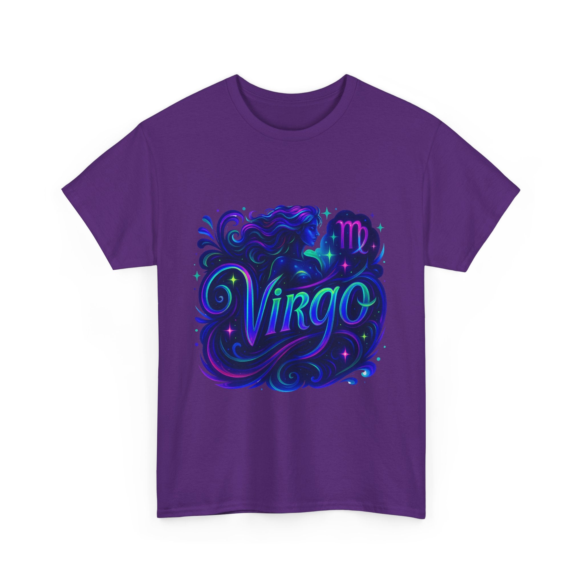 Neon Virgo Zodiac Tee
