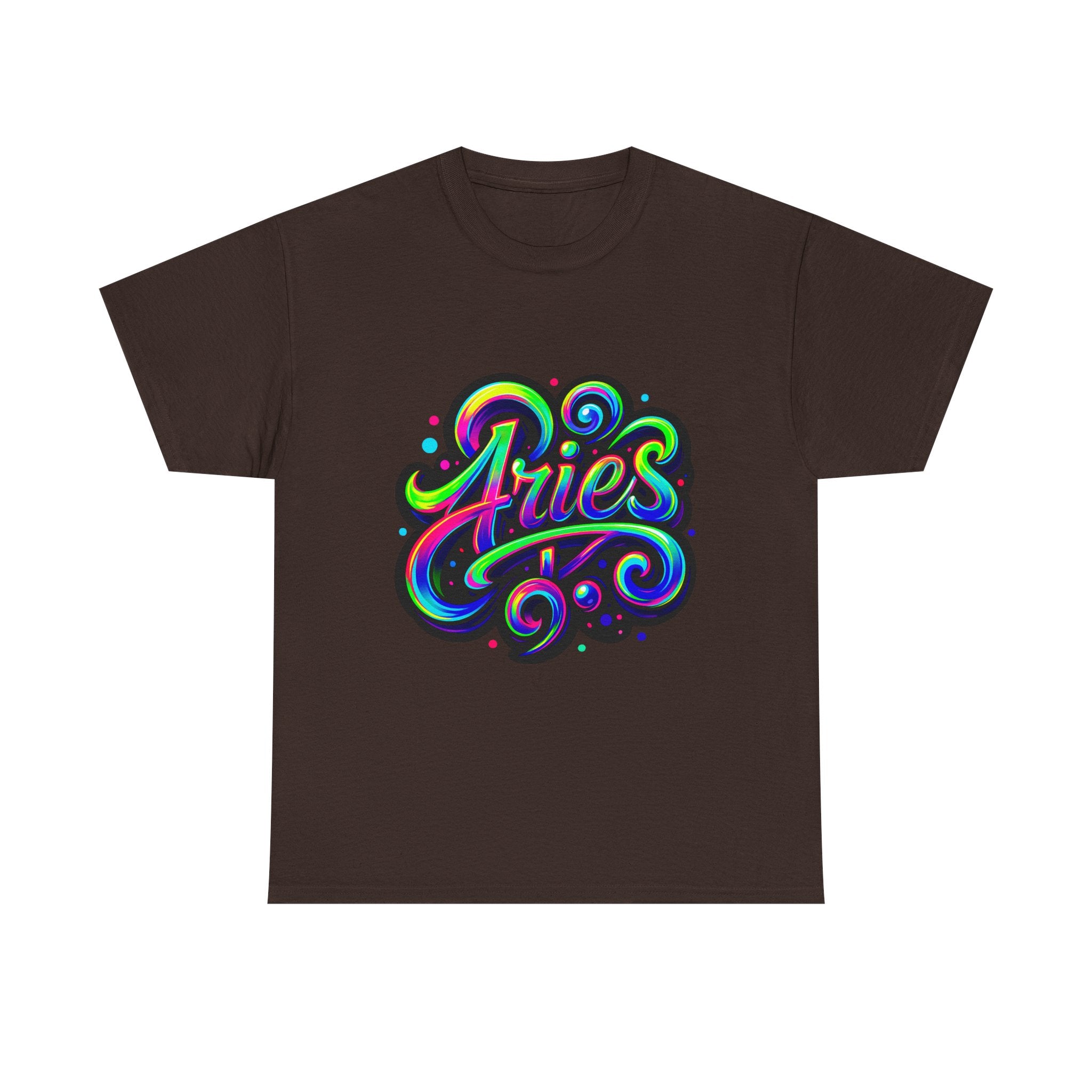 Neon Aries Zodiac Tee