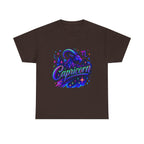 Neon Capricorn Zodiac Tee