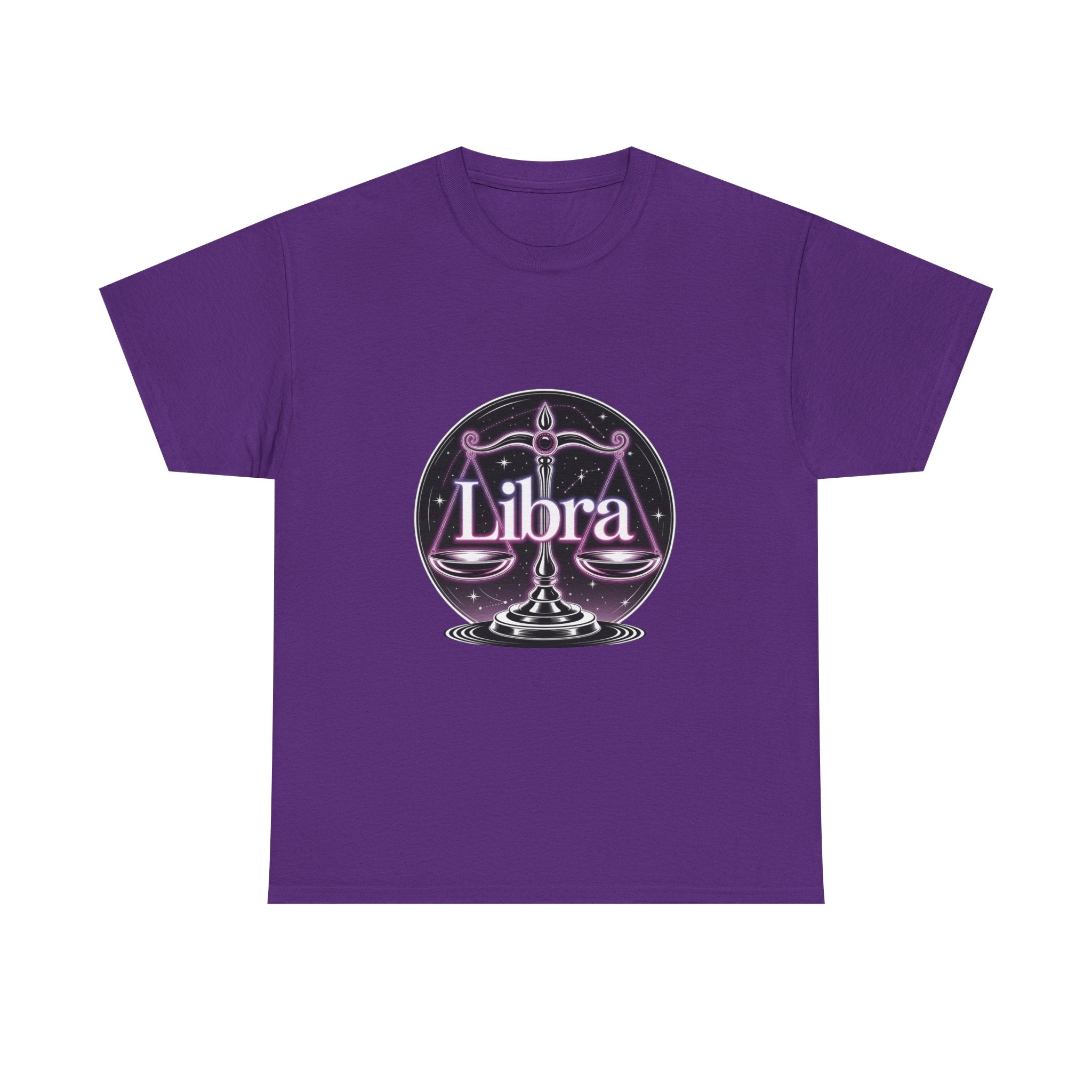Neon Libra Zodiac Tee