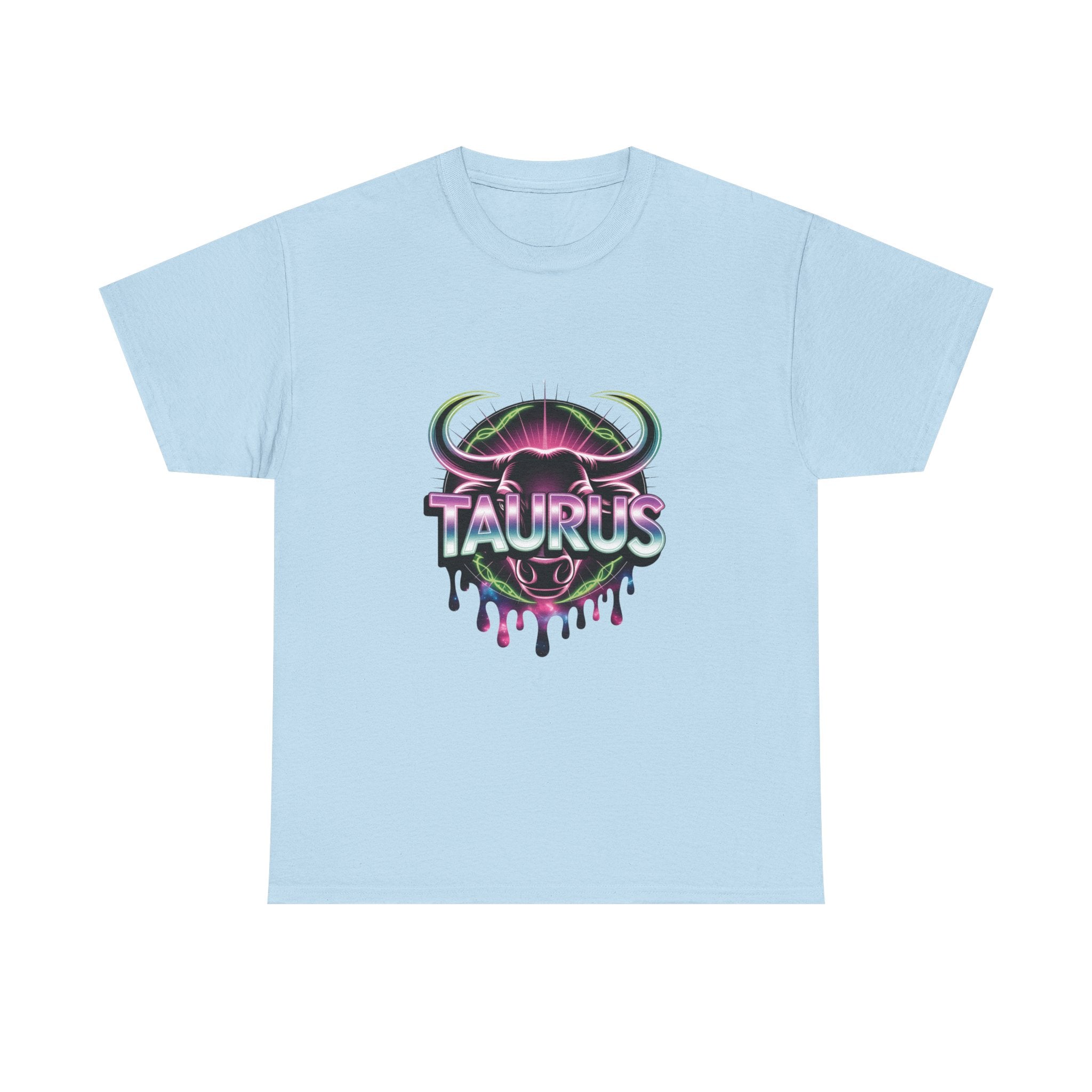 Neon Taurus Zodiac Tee