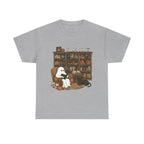 Ghost Reading Book Halloween Book Clubs Tee