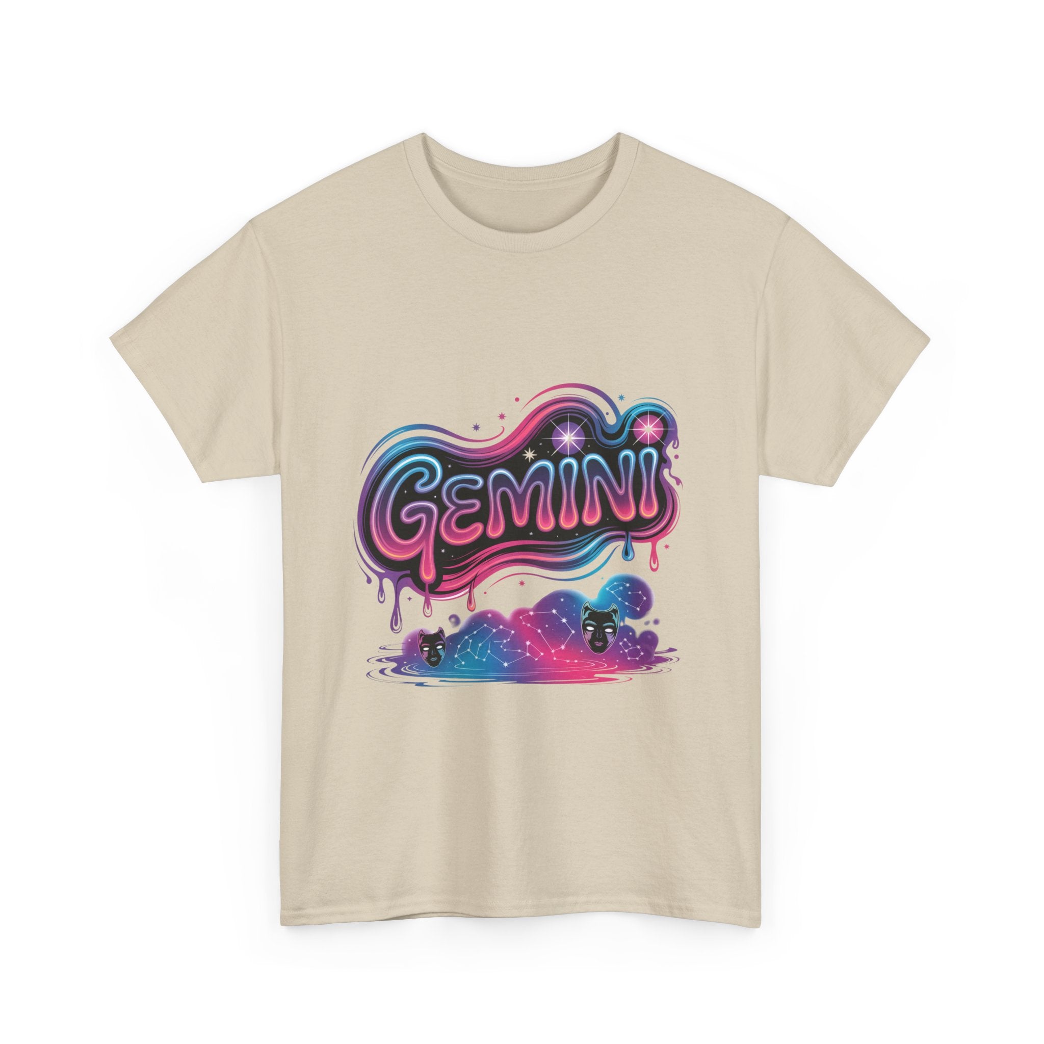 Neon Gemini Zodiac Tee