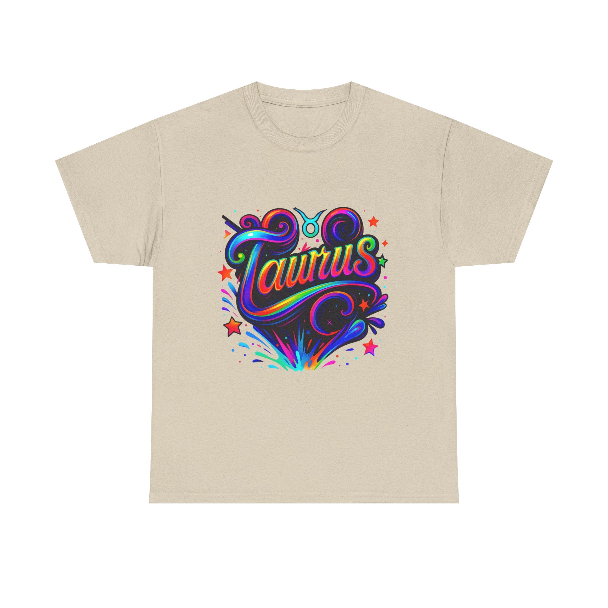 Neon Taurus Zodiac Tee