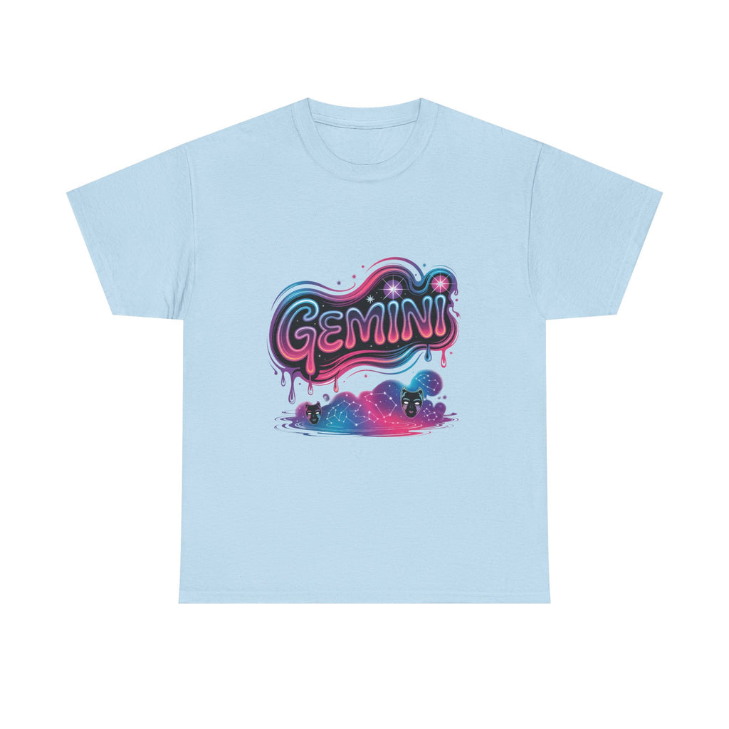 Neon Gemini Zodiac Tee