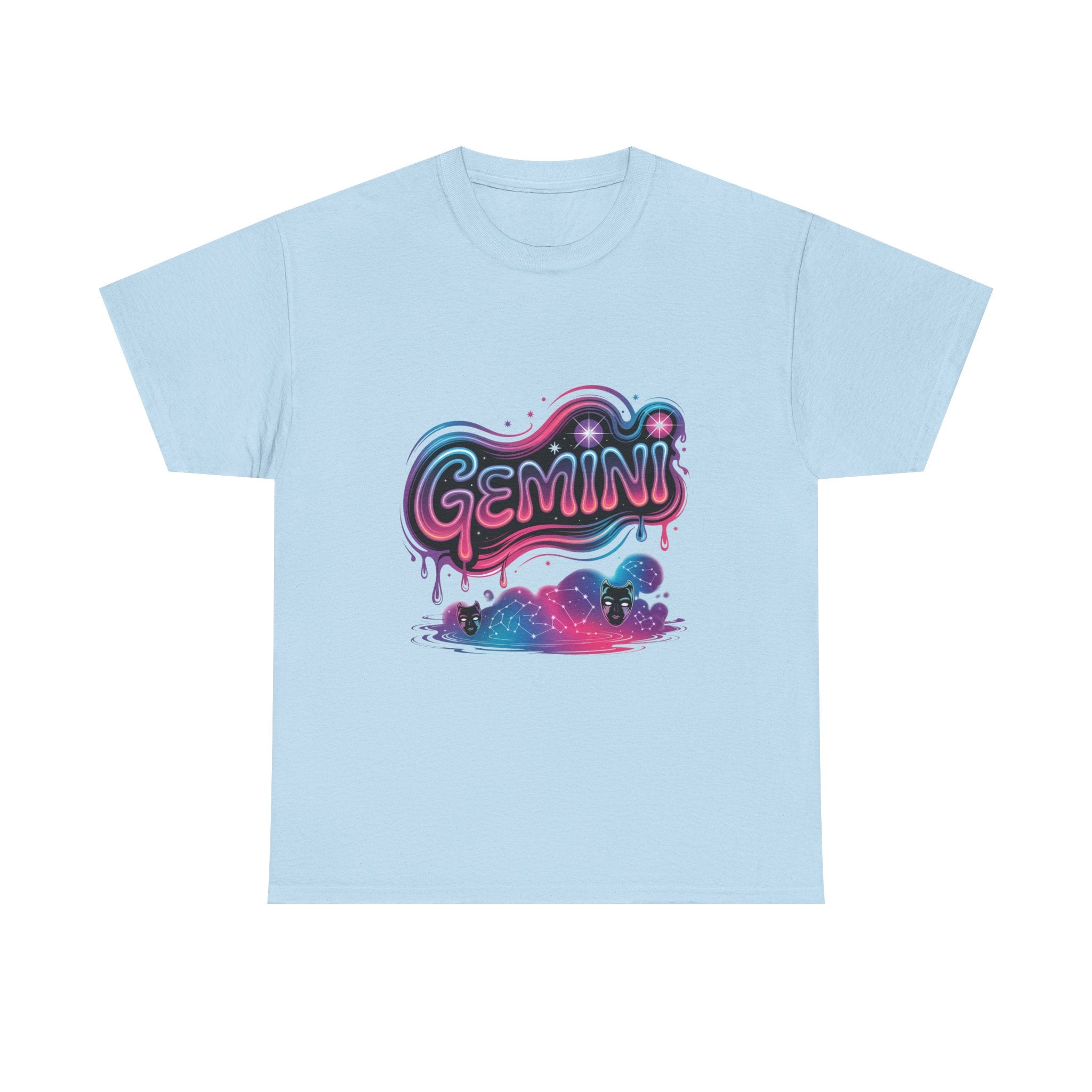 Neon Gemini Zodiac Tee