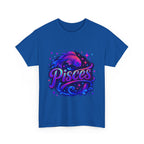 Neon Pisces Zodiac Tee