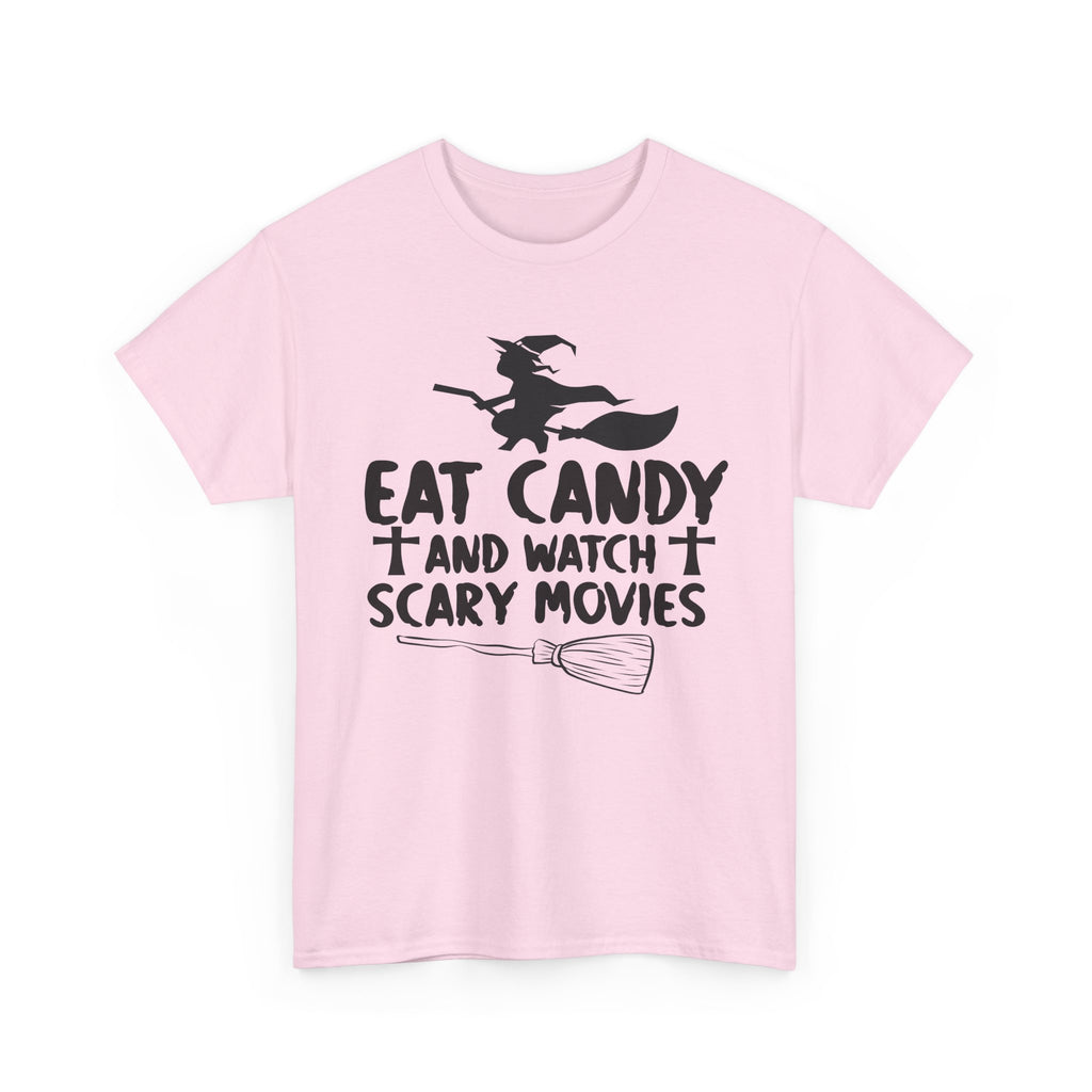 Eat Candy And Watch Scary Movies Halloween T-Shirt