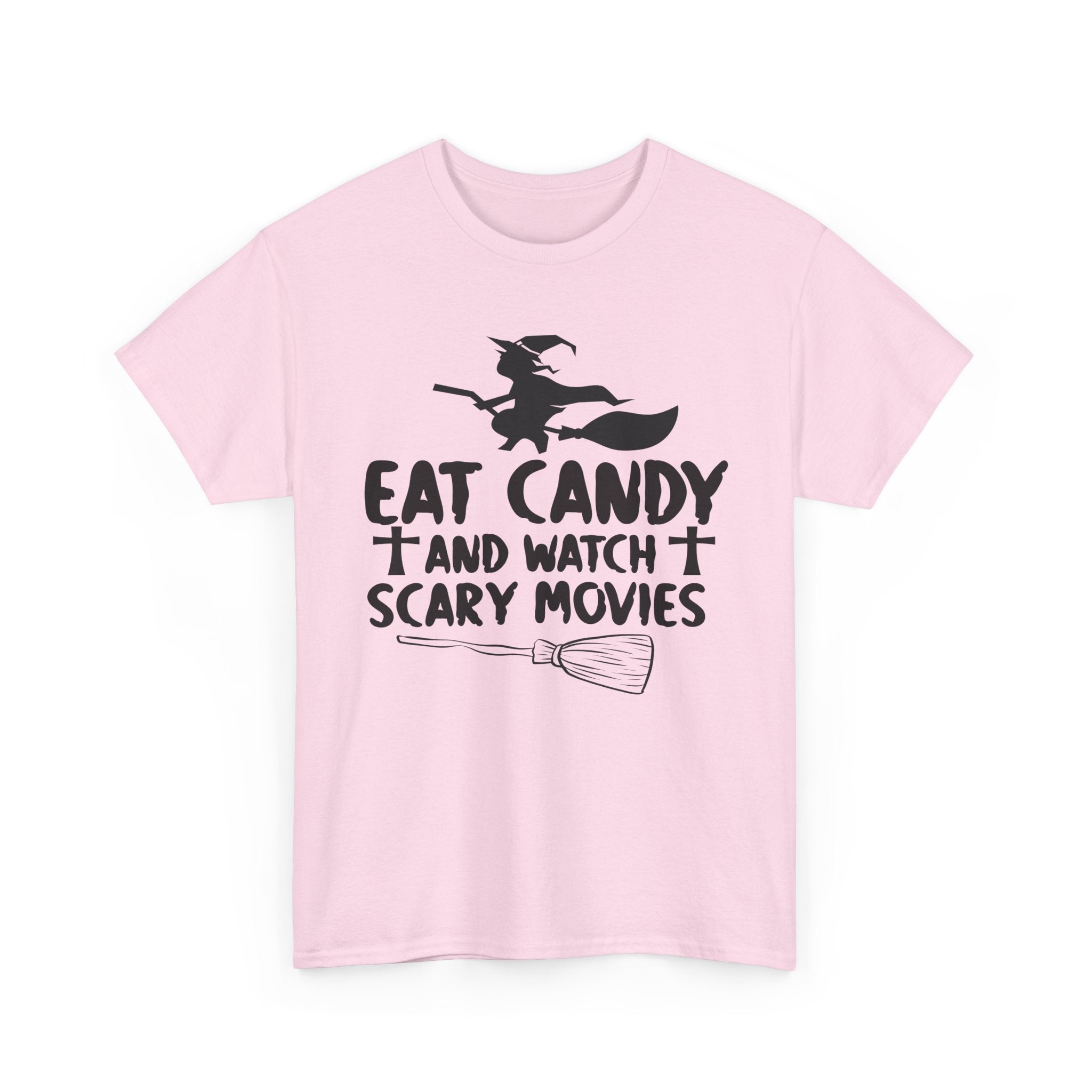 Eat Candy And Watch Scary Movies Halloween T-Shirt