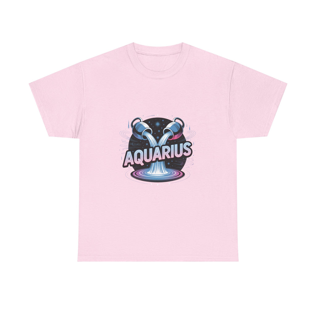 Neon Aquarius Zodiac Tee