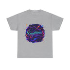 Neon Sagittarius Zodiac Tee