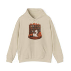 Ghost Book Reading Teacher Halloween Librarian Hoodie