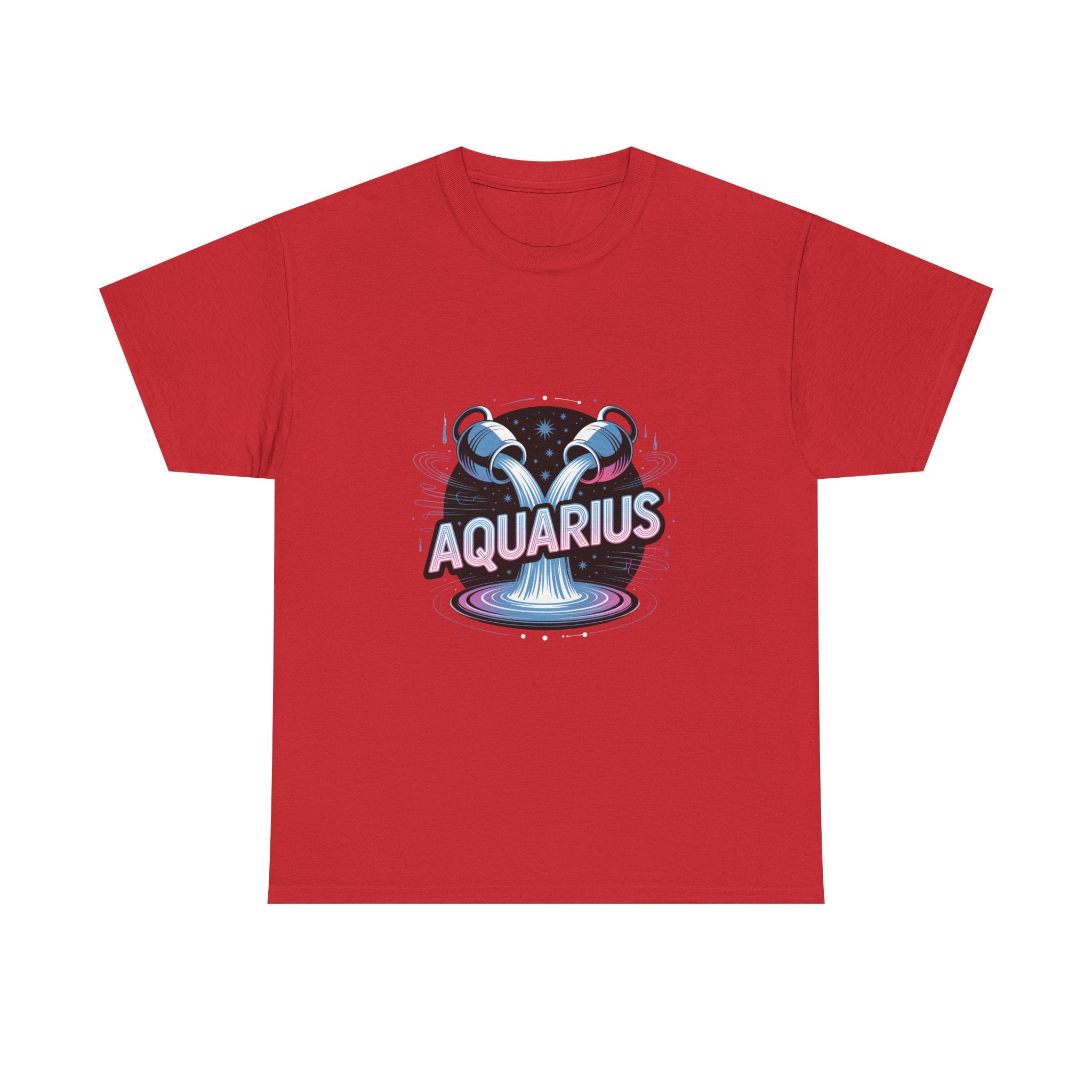 Neon Aquarius Zodiac Tee