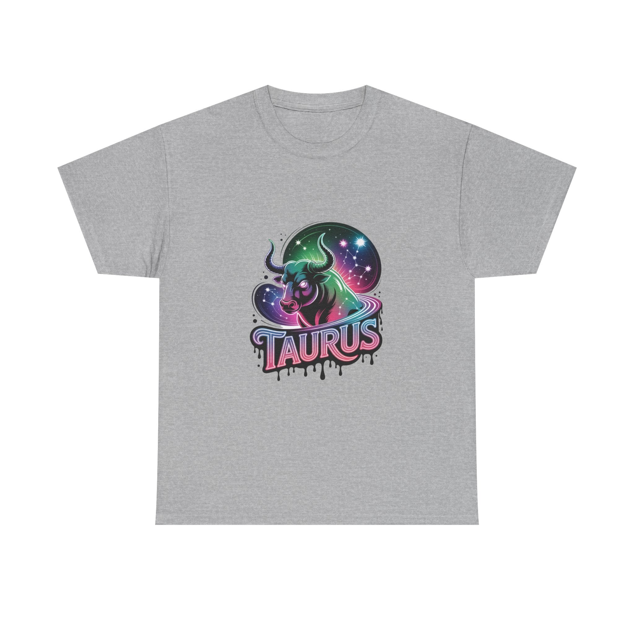 Neon Taurus Zodiac Tee