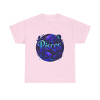 Neon Pisces Zodiac Tee
