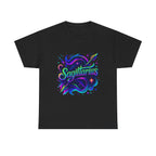 Neon Sagittarius Zodiac Tee