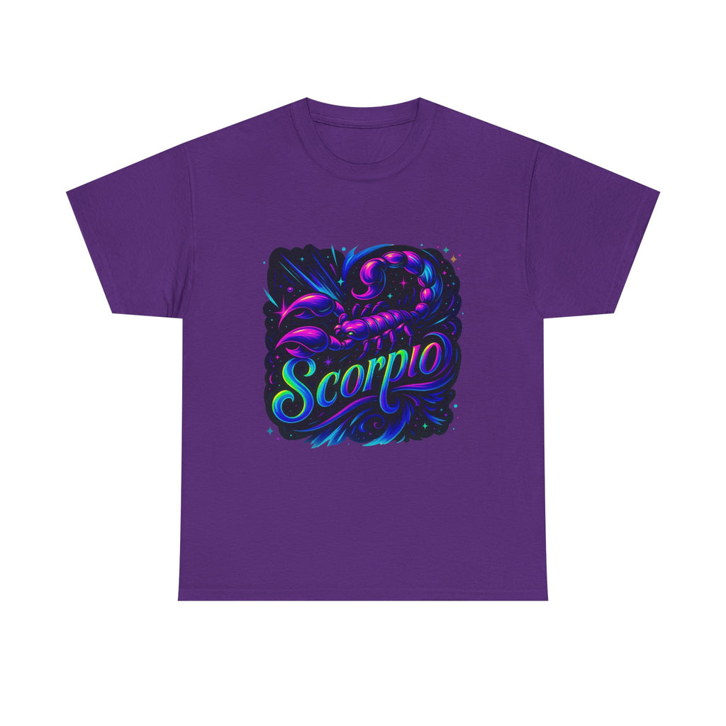 Neon Scorpio Zodiac Tee