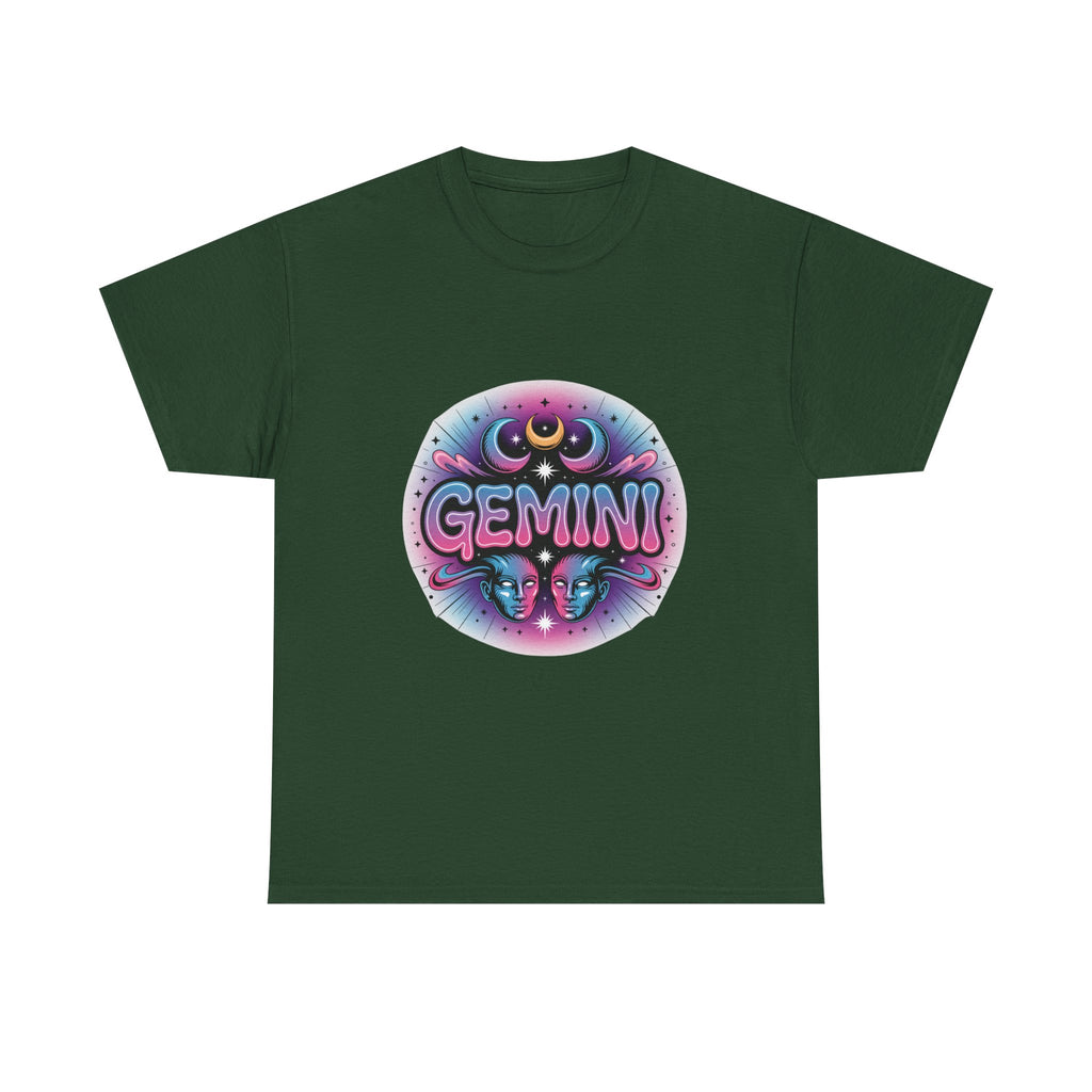 Neon Gemini Zodiac Tee