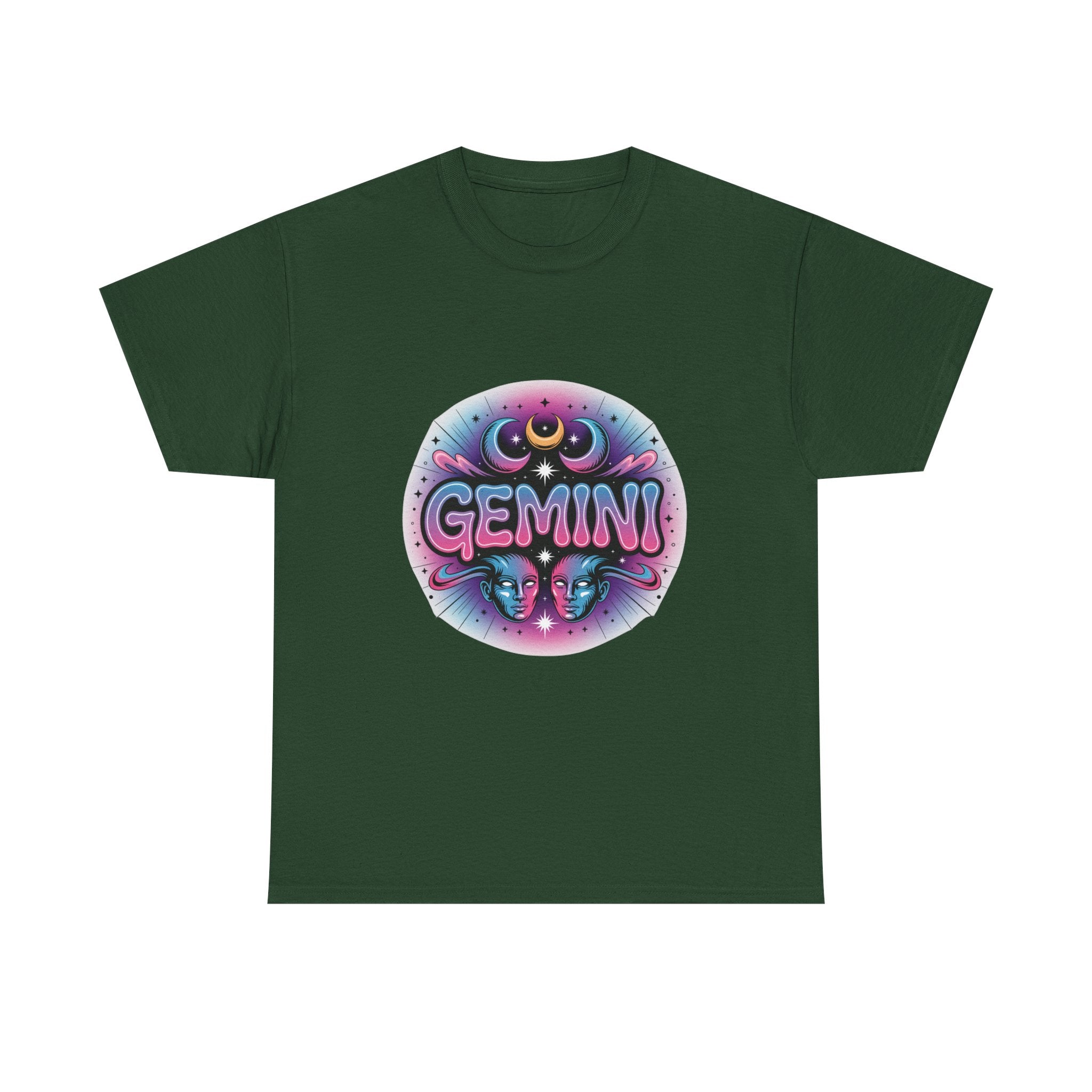Neon Gemini Zodiac Tee