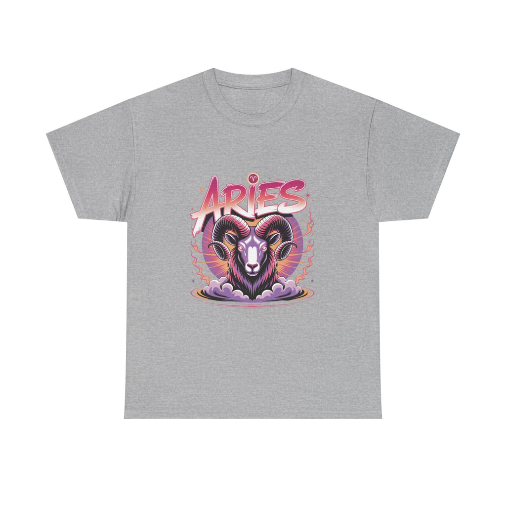 Neon Aries Zodiac Tee