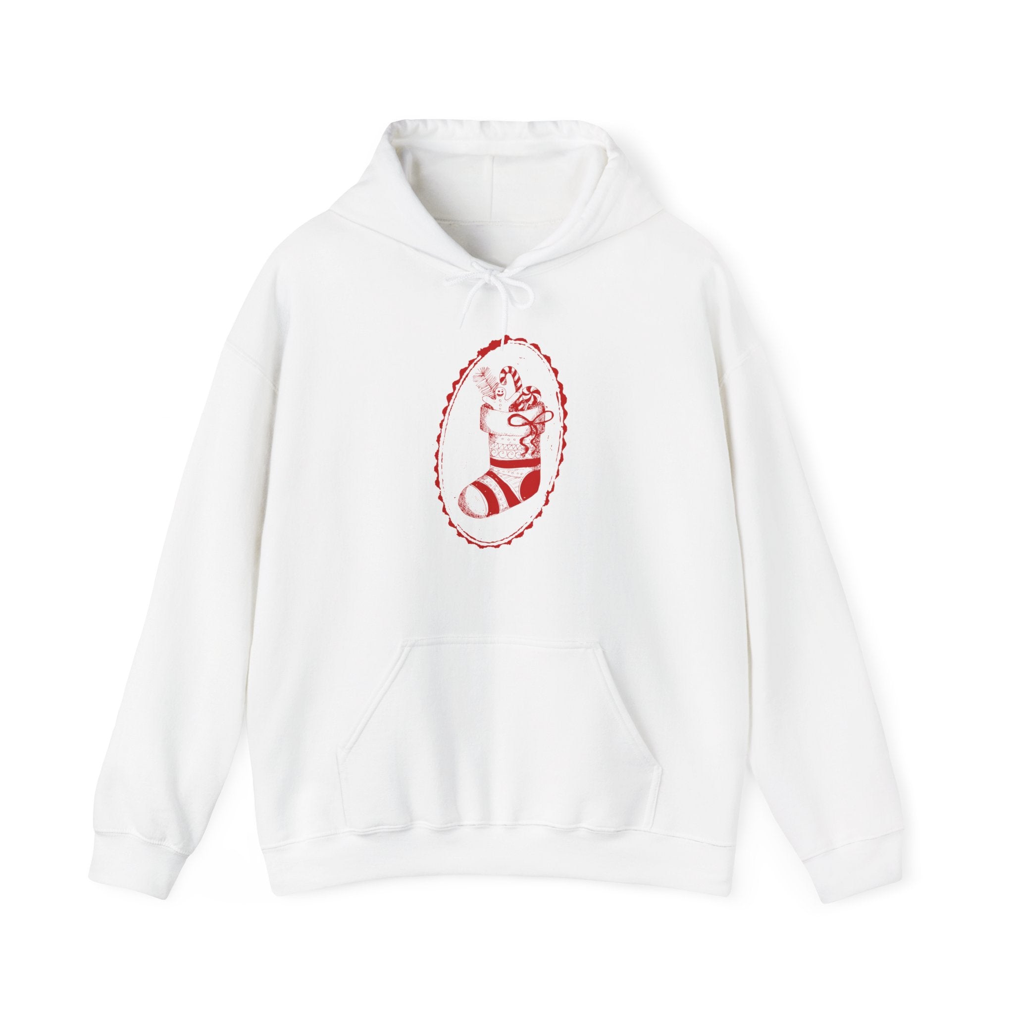 Red Christmas Stocking Hoodie