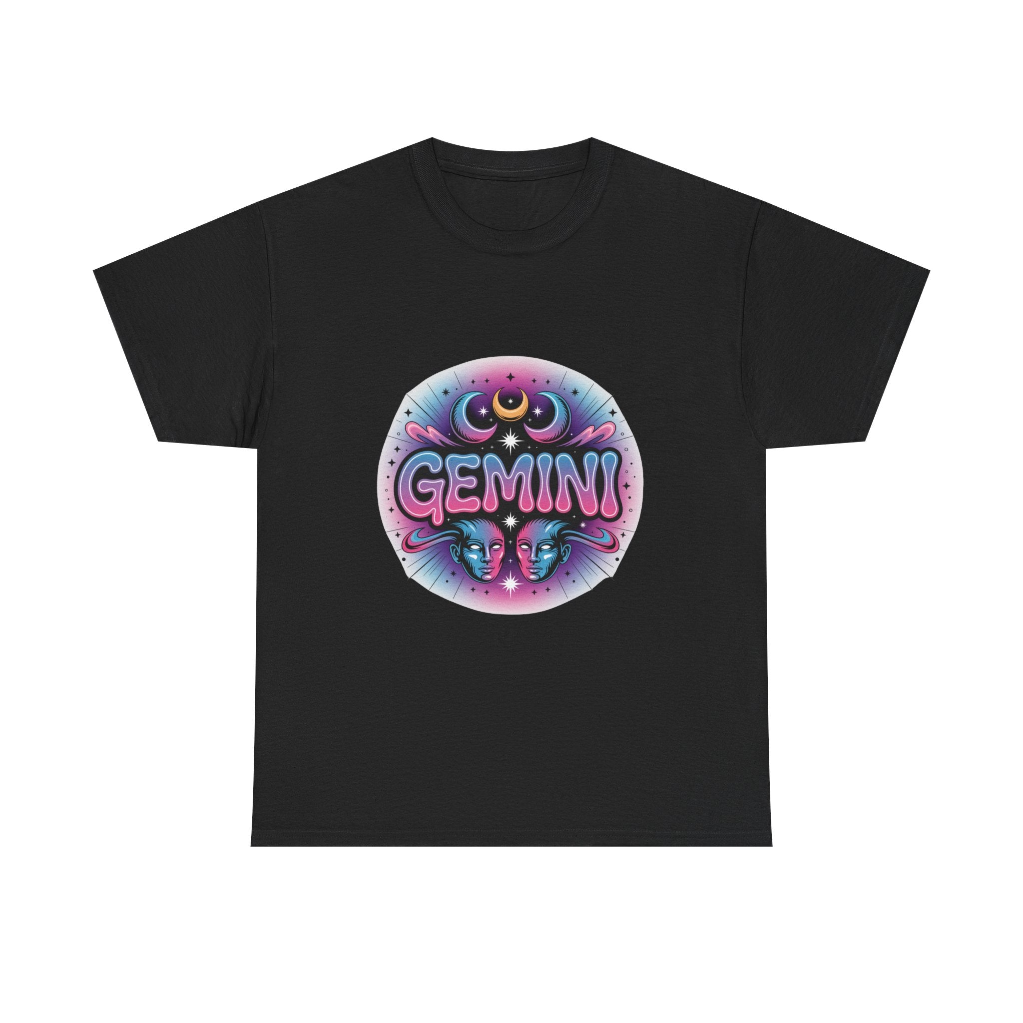 Neon Gemini Zodiac Tee