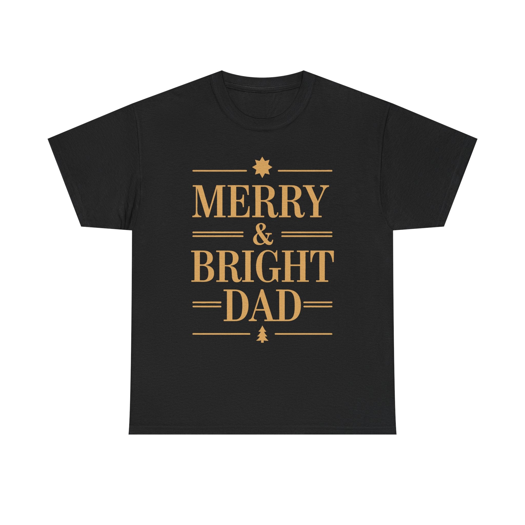 Dad Graphic Tee - Merry & Bright Unisex Heavy Cotton