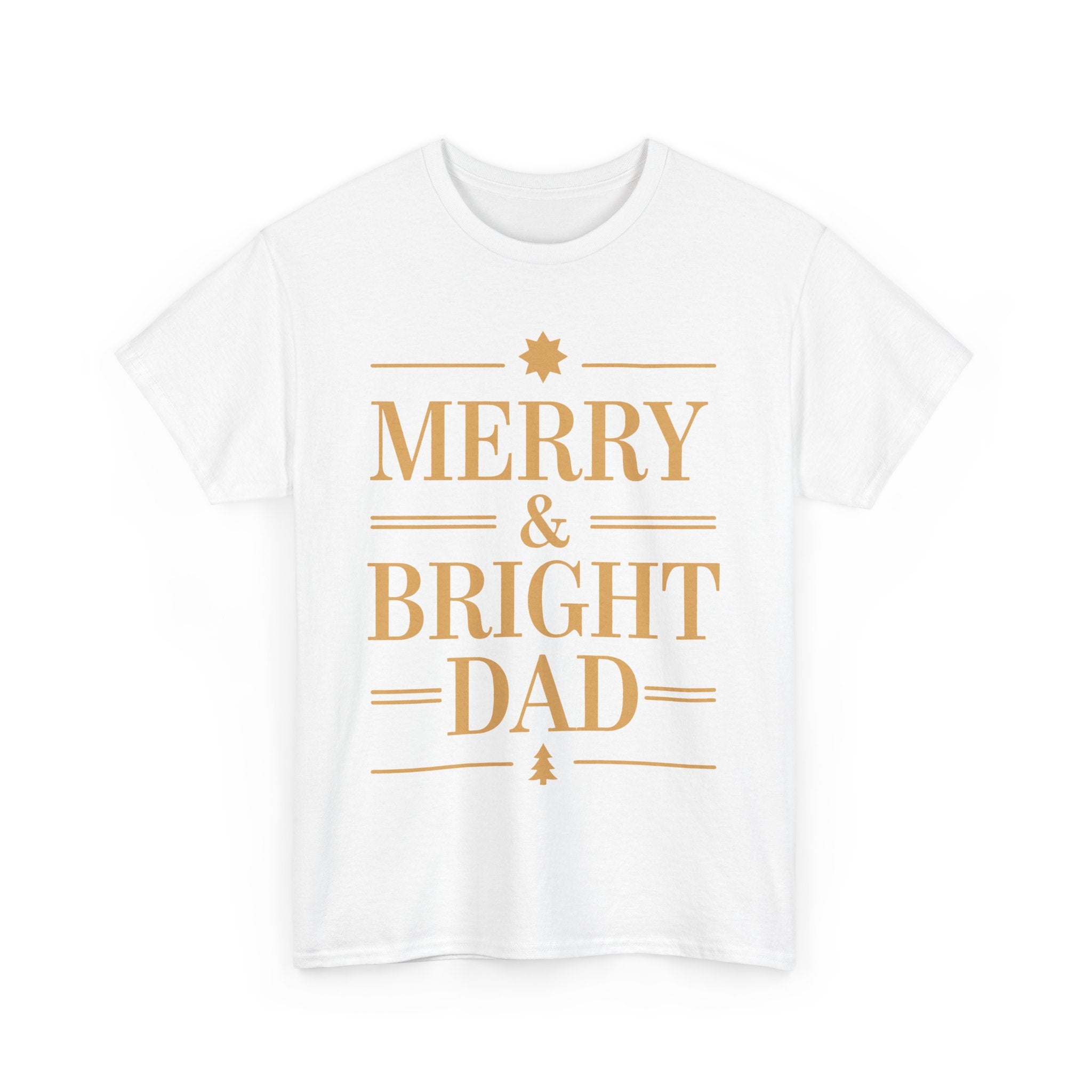 Dad Graphic Tee - Merry & Bright Unisex Heavy Cotton