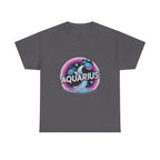 Neon Aquarius Zodiac Tee