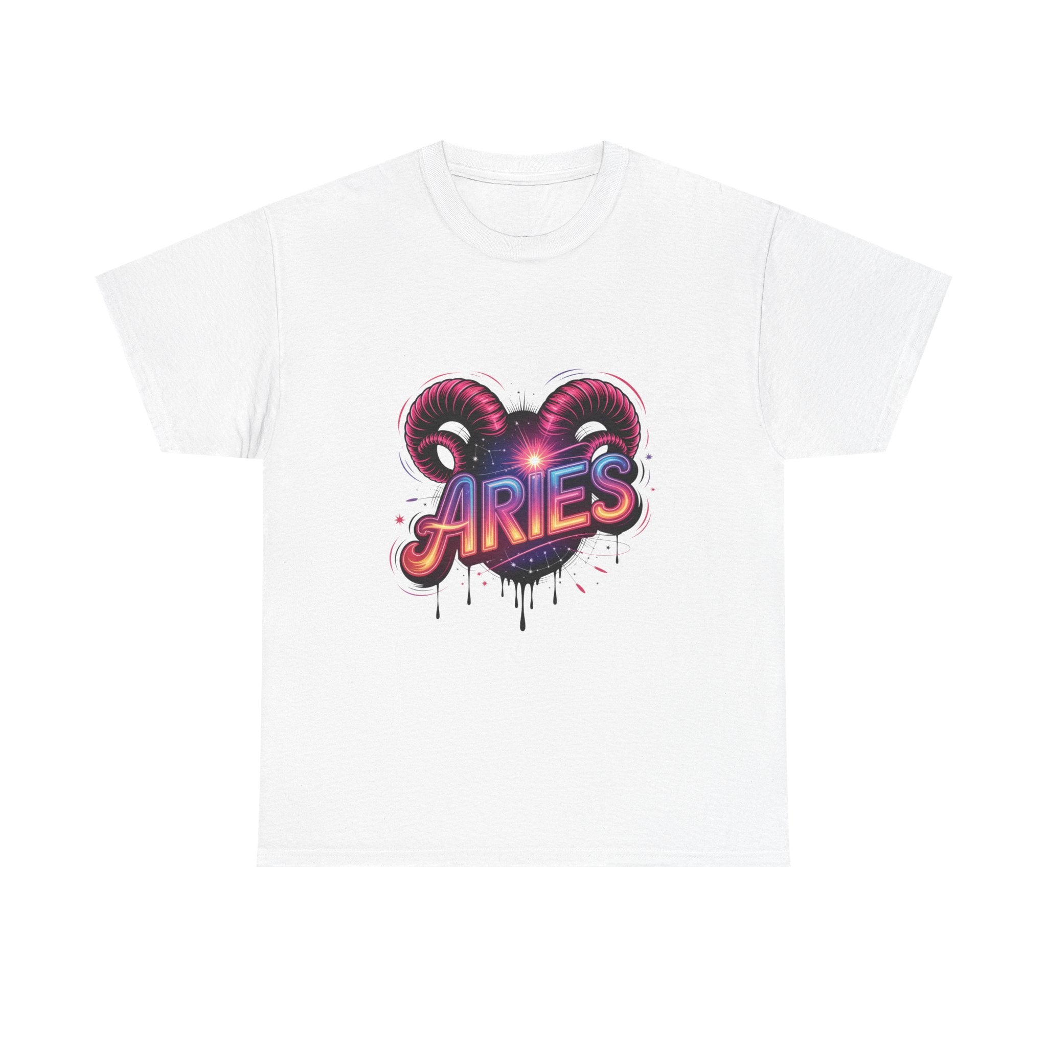 Neon Aries Zodiac Tee