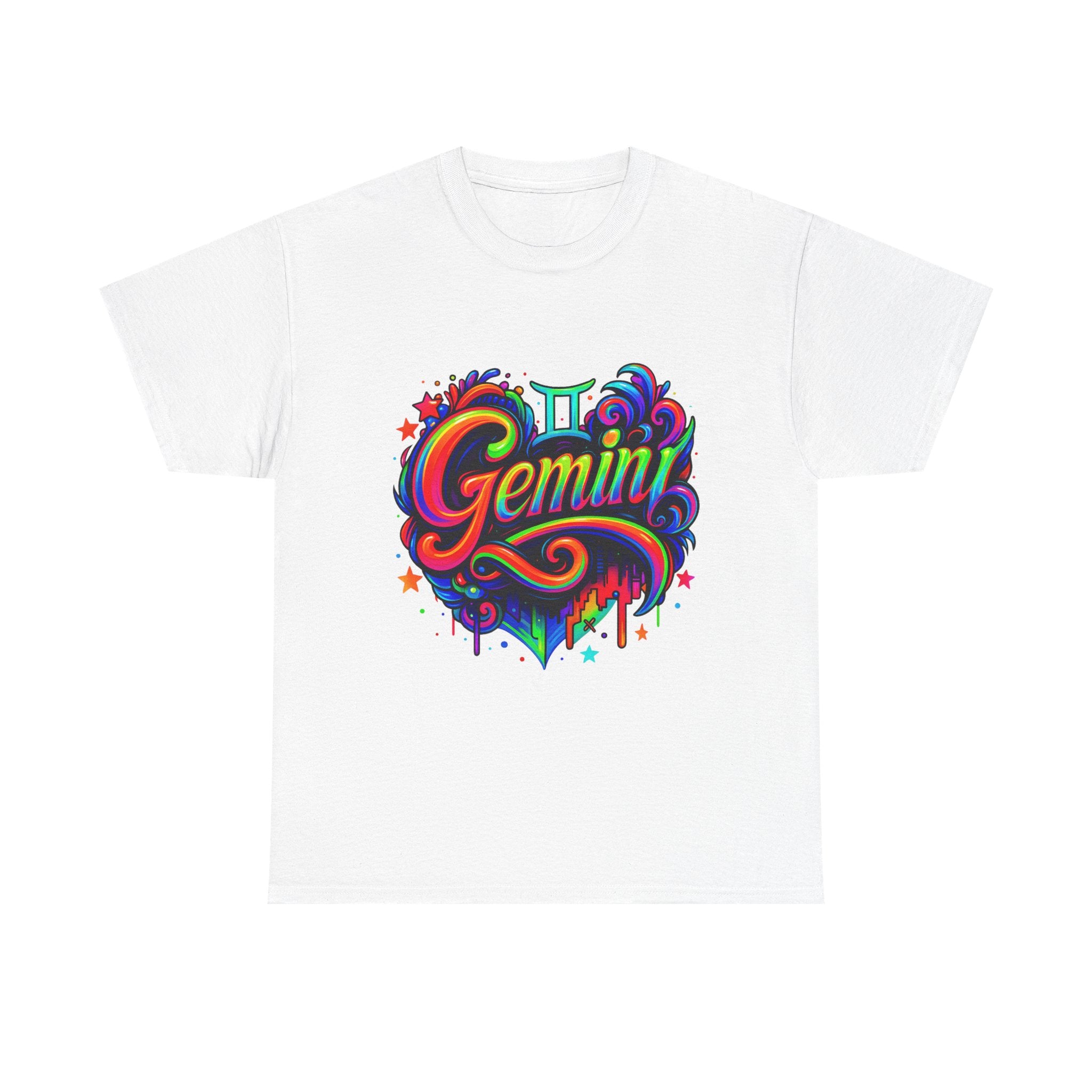 Neon Gemini Zodiac Tee