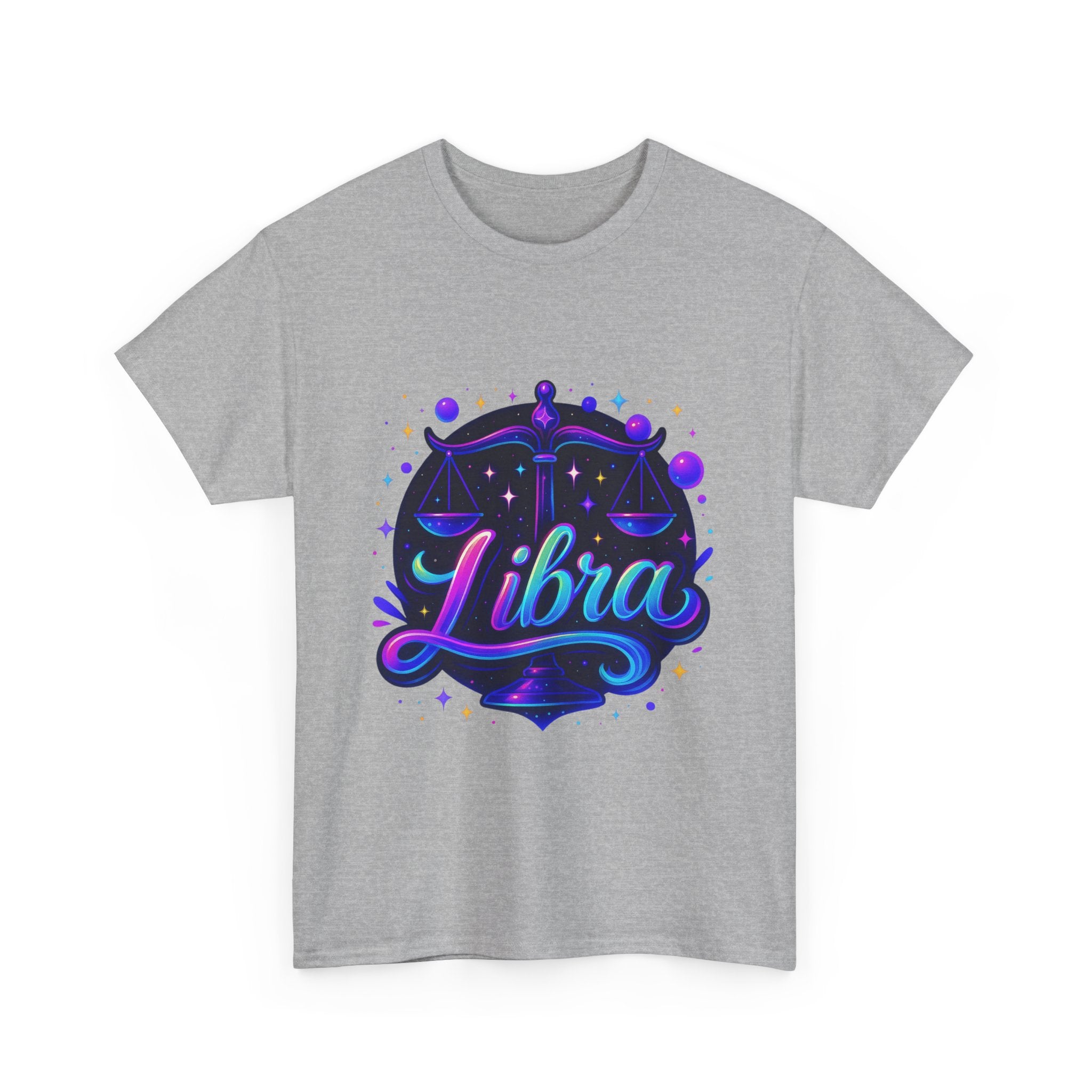 Neon Libra Zodiac Tee