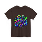 Neon Aries Zodiac Tee