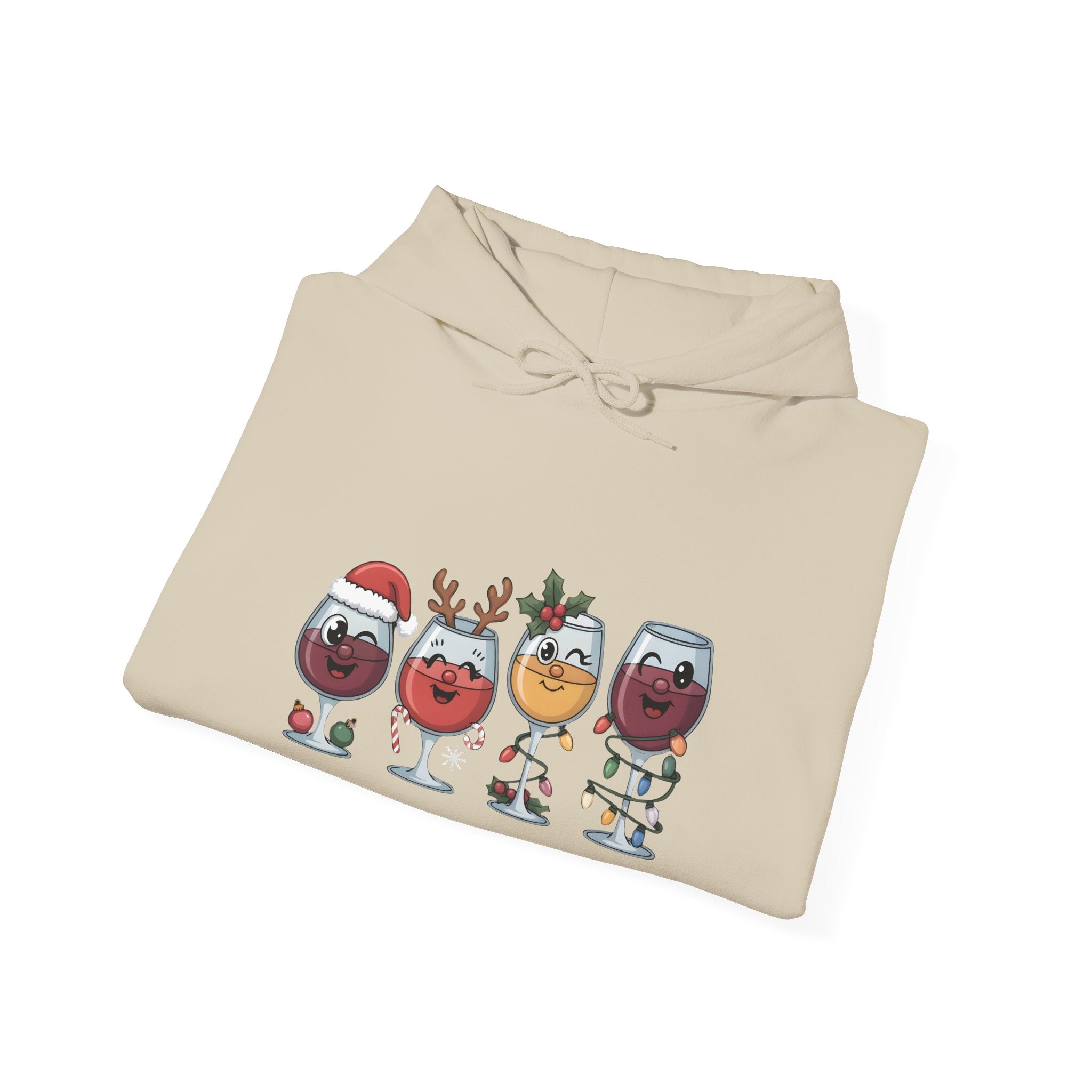 Christmas Wine Party Hoodie