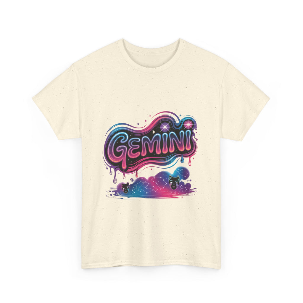 Neon Gemini Zodiac Tee