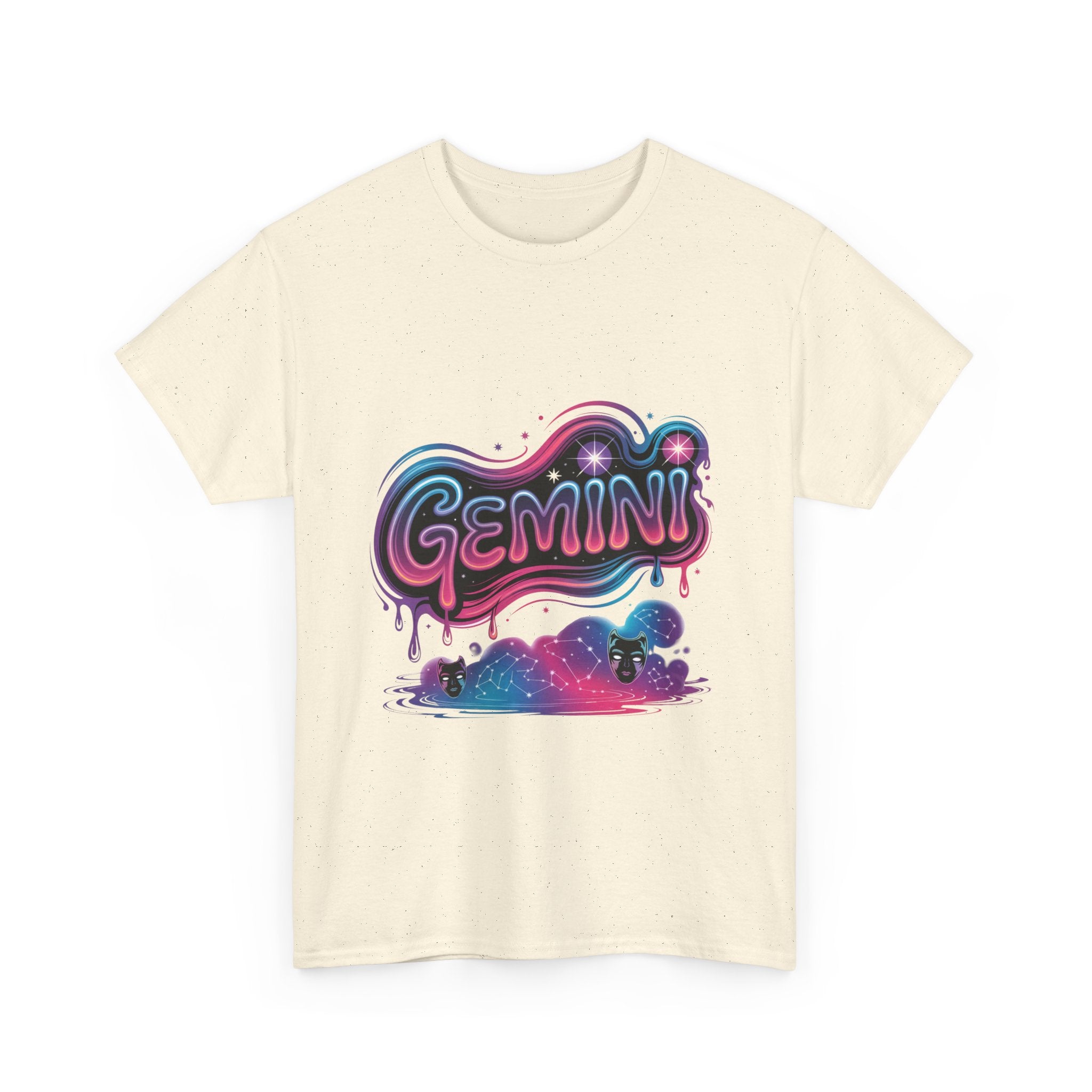 Neon Gemini Zodiac Tee
